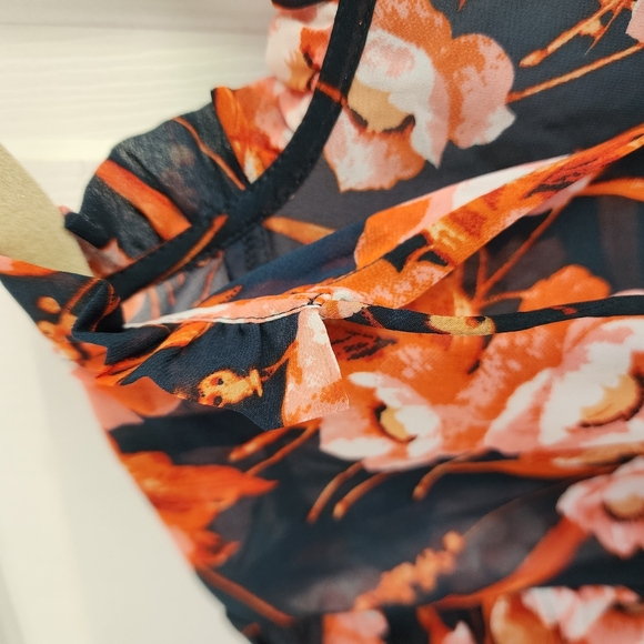 ICHI Denmark Floral Women's Blouse 2 Piece Blouse - Floral NWT - Picture 4 of 11